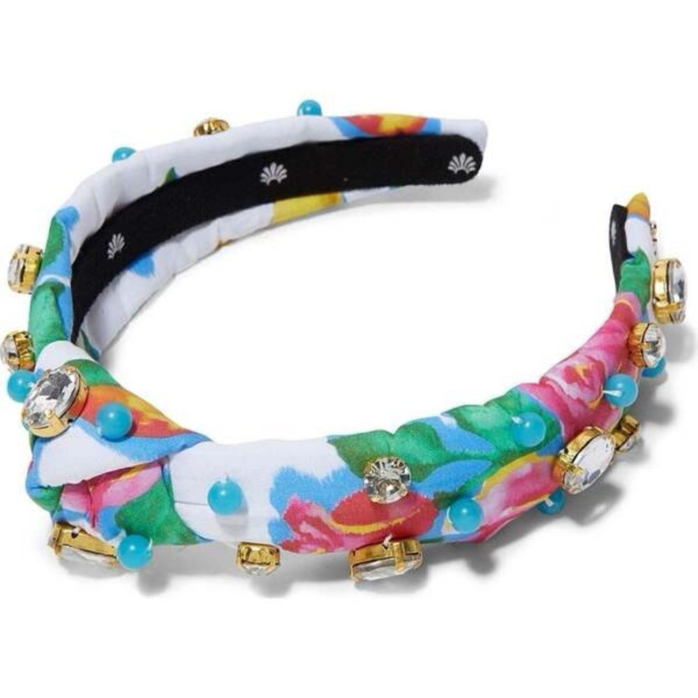Lele Sadoughi x Roller Rabbit Ponderosa Beaded Crystal Knotted Headband
